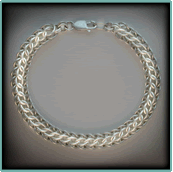 Sterling Silver Persian Six-In-One Bracelet. 
